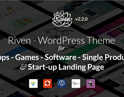 Riven - WordPress Theme for App, Game, Single Product