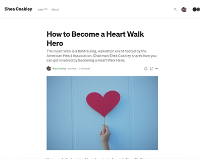 How to Become a Heart Walk Hero