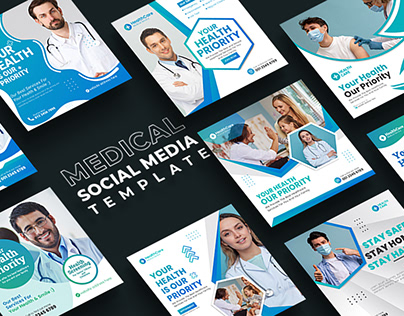 Medical Social Media Post Banner Designs