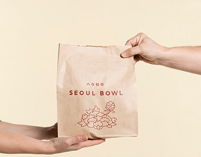 Seoul Bowl branding & food packaging