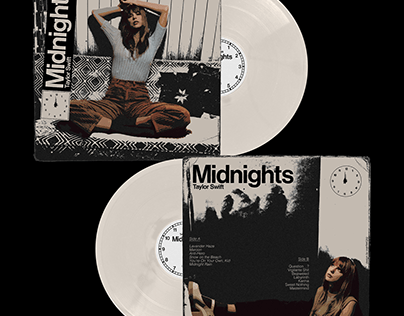 Taylor Swift, Mindnights vinyl design