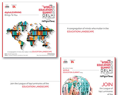 Elets World Education Summit teaser ads