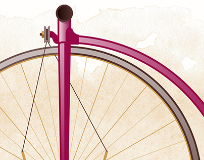 200 years of bicycles illustrations