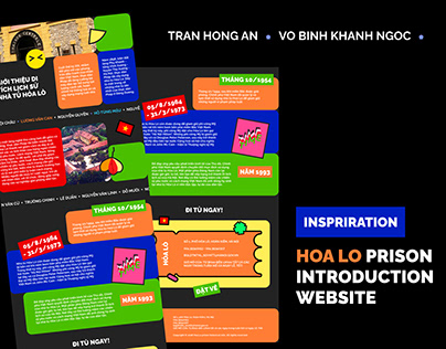 Hoa Lo Prison Introduction - Website Concept