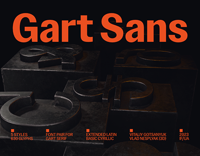Gart Sans — Variable Font | Cyrillic | Latin