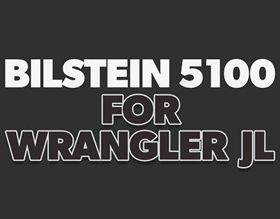 Bilstein 5100 for Wrangler JL