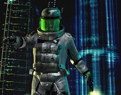 3D Character from Cyberpunk 2077