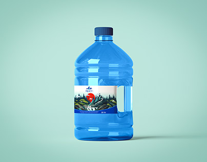 Water bottle label design