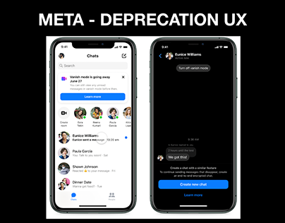 Meta - Deprecation for Product Evolution UX