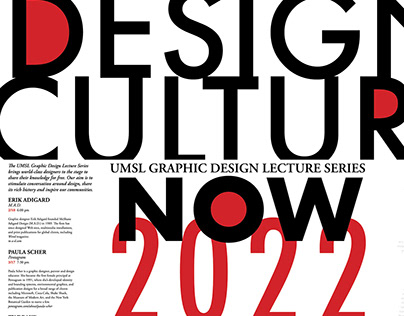 UMSL Design Lecture Poster