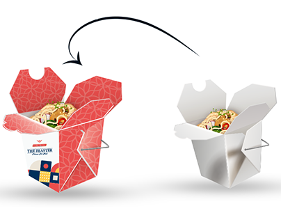 Noodle Box Packaging Design - Haldiram Bhujiawala