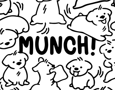 Munch! Dog Illustrations