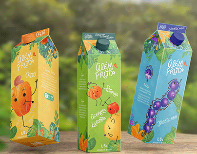 Além da Fruta | Juice Packaging