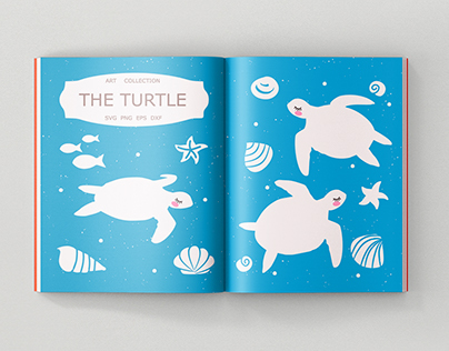 "THE TURTLE" vector collection
