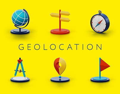 Geolocation Icons Set