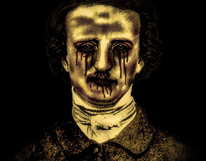 Edgar Allan Poe - Dark Art Surreal