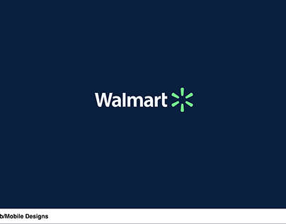 Walmart Web/Mobile Designs