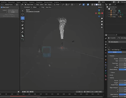 Blender3D Tornado Simulation Breakdown