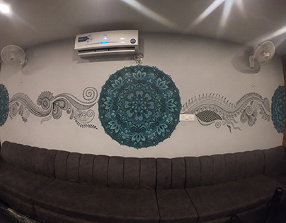 HOG Mandala mural