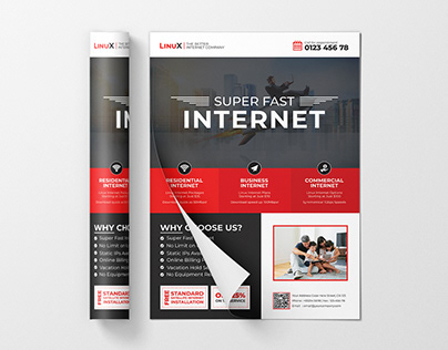 Internet Connection Promotional Flyer