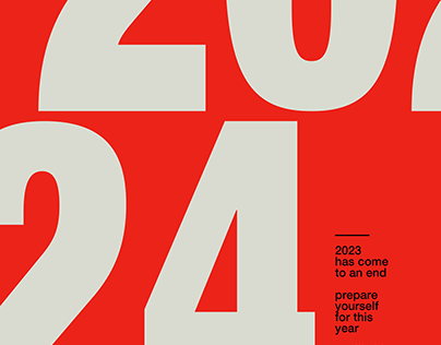 Swiss Style A4 2024 Poster Design