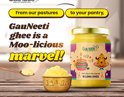 Pure A2 Ghee: A Moo-licious Marvel for Culinary Delight