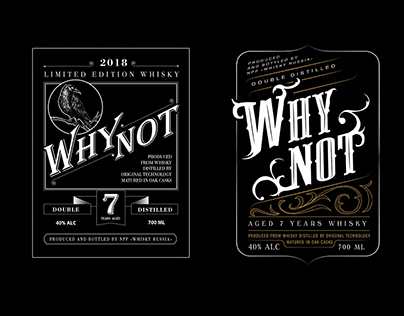 WHYNOT WHISKY LABEL