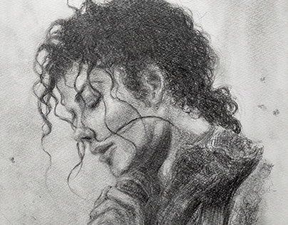 Project thumbnail - Blur - Michael Jackson drawing