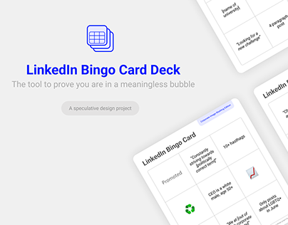 LinkedIn Bingo Card Deck