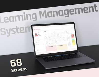Learning Management System Dashboard Design