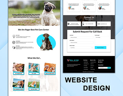 bill n coo pet website design