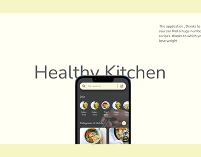 Healthy Kitchen App and Responsive Website