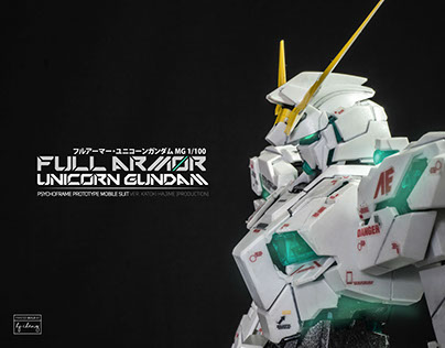 [Painted Build] MG 1/100 Full Armor Unicorn Gundam