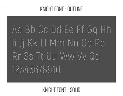 Knight Font