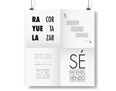 "Digalo con letras" / Posters tipográficos
