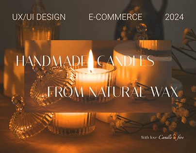 Project thumbnail - UX/UI Design e-commerce "Handmade candles"