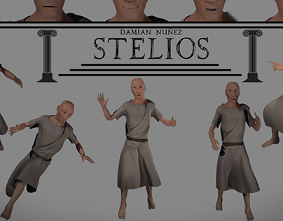 First Character Creation: Stelios  Rigging and Skinning