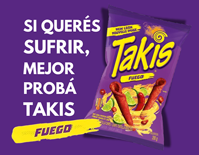 Idea creativa por el lanzamiento de Takis en Uruguay