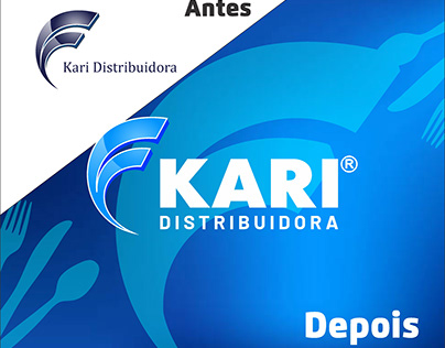 Recriação logotipo Kari Distribuidora