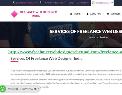 Freelance Graphic designer in Chennai, Freelance Mobile