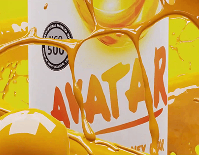 AVATER DRINKS PROMO (Motion Graphics + 3D Animation)