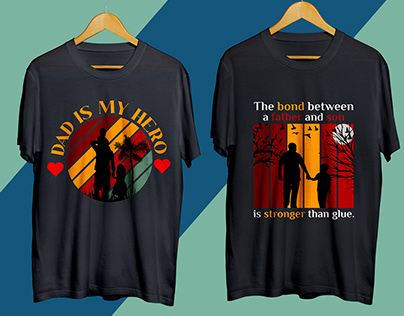 T Shirt Love and Heroism in Father-Son Bonding Tees.