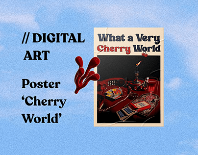 Poster 'Cherry World' 🍒 A2