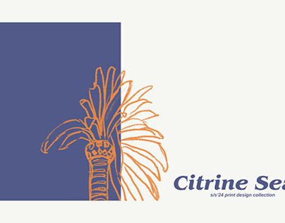 Citrine Seas| s/s’24 print design collection