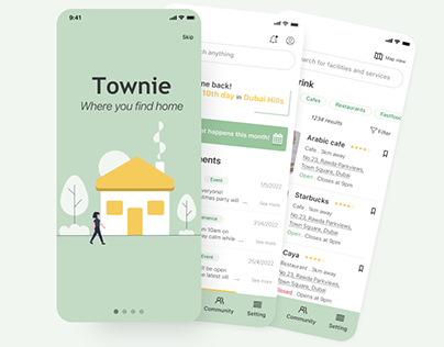 Townie - A residential community app #myfirstchild