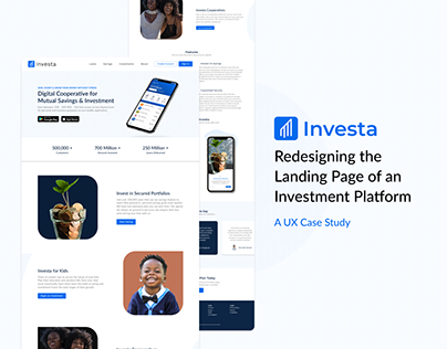 Investa Landing Page Redesign - A Case Study.