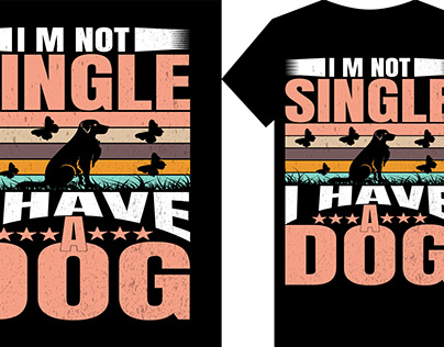 cat&dog tshirt design