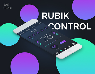 Rubik Control - Mobile App UX/UI design