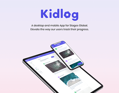 Kidlog - Web App for Stages Global