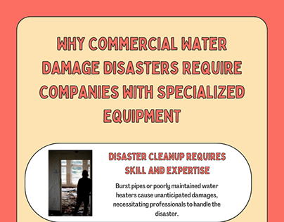 Disasters Require Companies with Specialized Equipment